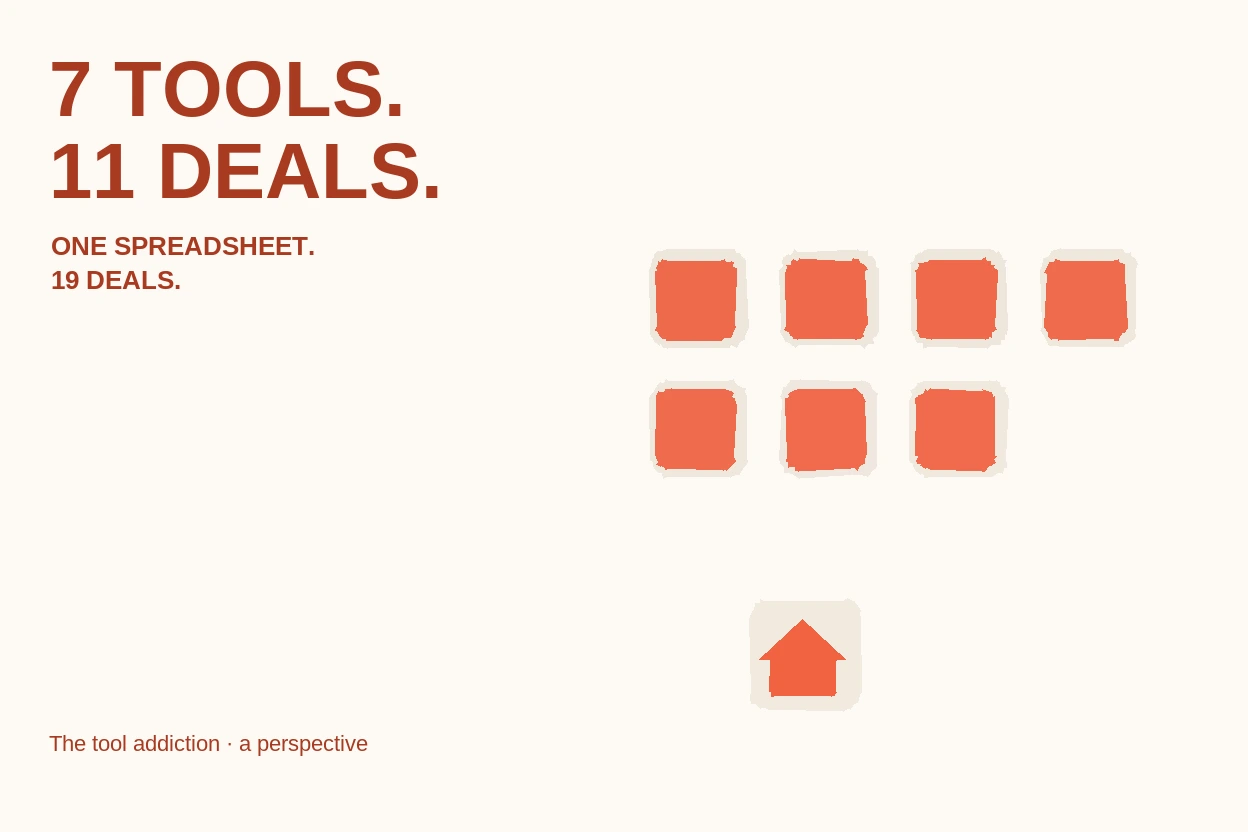 The Tool Addiction: Why the Brokers Drowning in Admin Use the Most Software